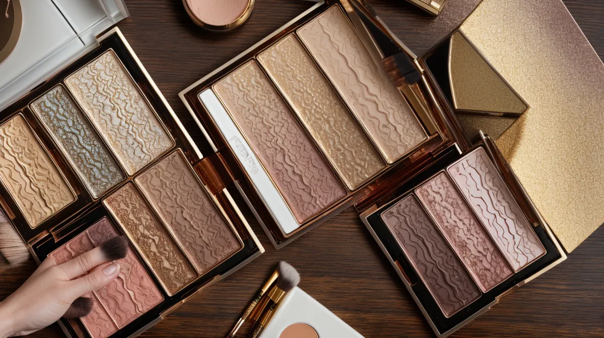 Maquillaje editorial para golden hour en fotos de redes sociales, con contorno cálido difuminado a mano